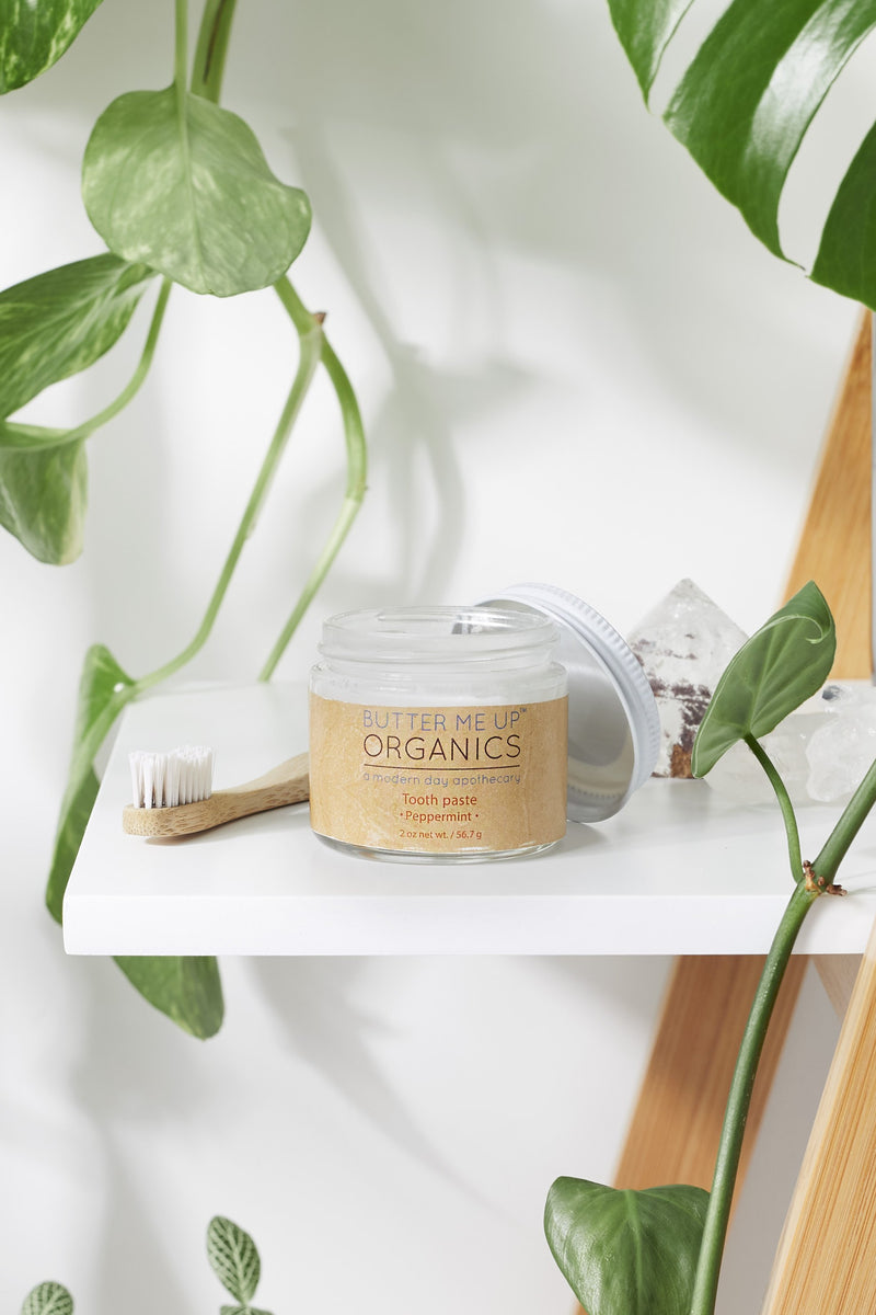 Organic Whitening Toothpaste — Jar